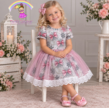 3T Shimmer Bows and Snowflakes Twirl Knit Dress