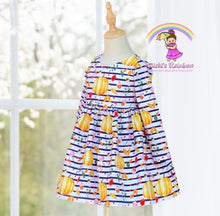 Size 4T Organic Cotton Spandex Knit Pumpkin Dress and Bow