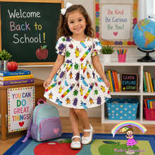 Size 4T Number Blocks Organic Knit Dress