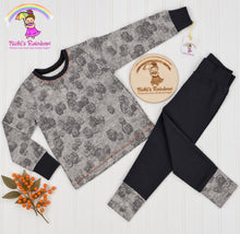 Size 4T Art Gallery Owl Print 2 pc Knit Lounge Set
