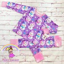 Size 3T Sparkling  Snowman 2 PC Lounge Set