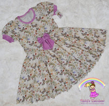 Size 7 Organic Cotton Spandex Butterfly Dress