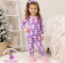 Size 3T Sparkling  Snowman 2 PC Lounge Set