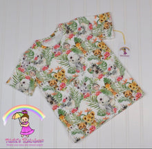 Size 2T Wild Animals Organic Cotton Spandex Knit T-Shirt