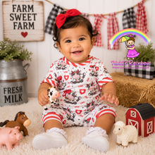 Size 9/12 months Cute Cow Romper