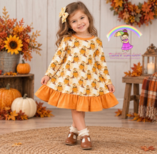 Size 3T Boutique Handmade Winnie Pooh Pumpkin Knit Dress
