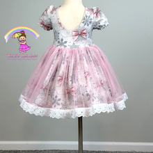 3T Shimmer Bows and Snowflakes Twirl Knit Dress