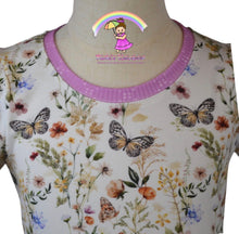 Size 7 Organic Cotton Spandex Butterfly Dress