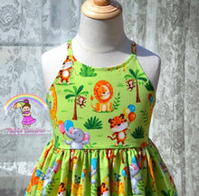 Size 6 Zoo Animals Cotton woven Dress