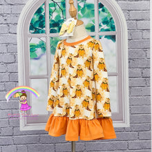 Size 3T Boutique Handmade Winnie Pooh Pumpkin Knit Dress