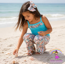 Size 5 Summertime Fun Ruffled Top and Pocket Pants Set