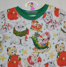 Size 3/6 Months Christmas Kitties Set