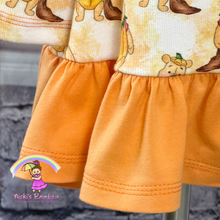 Size 3T Boutique Handmade Winnie Pooh Pumpkin Knit Dress