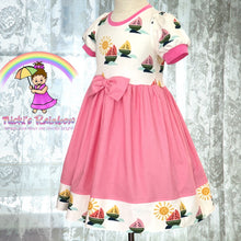Size 6 Watermelon Sailboats twirl dress
