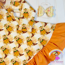 Size 3T Boutique Handmade Winnie Pooh Pumpkin Knit Dress
