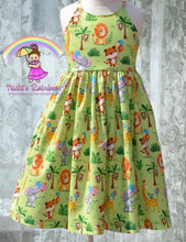 Size 6 Zoo Animals Cotton woven Dress