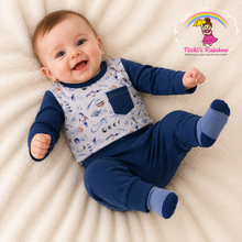 Size 6 months Organic Outer Space 2 pc set