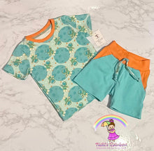 Size 2T Planets and Moon Toddler 2PC Set
