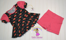 Size 3T Roses, Paisley Peplum Short Set