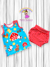 Down on the farm size 18 month short set